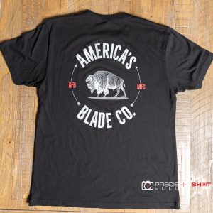 Half Face Blades Bison America's Blade Co T-shirt