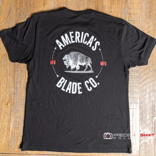 Half Face Blades Bison America's Blade Co T-shirt