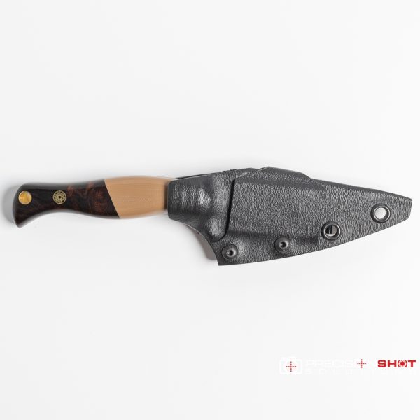Half Face Blades Gulo Gulo, Coyote G10/Desert Ironwood, Mosaic pins - Image 2