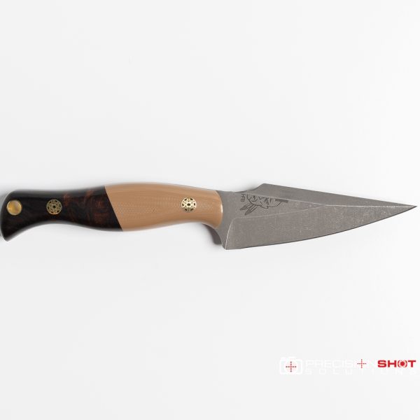 Half Face Blades Gulo Gulo, Coyote G10/Desert Ironwood, Mosaic pins - Image 4