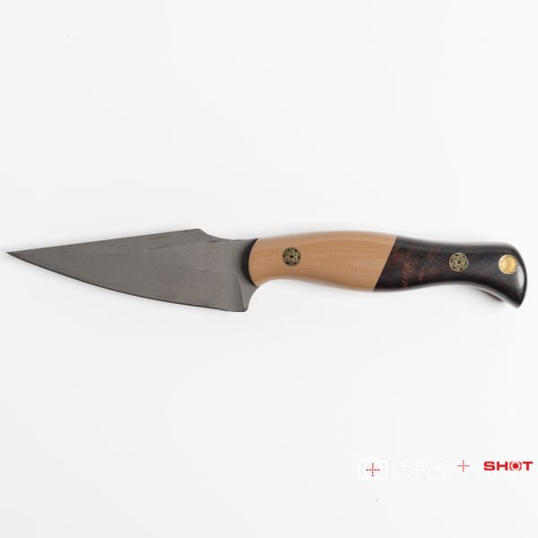 Half Face Blades Gulo Gulo, Coyote G10/Desert Ironwood, Mosaic pins - Image 6