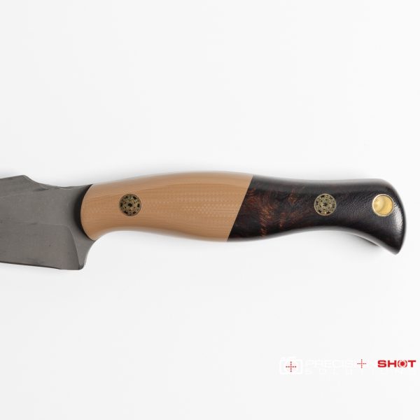 Half Face Blades Gulo Gulo, Coyote G10/Desert Ironwood, Mosaic pins - Image 7