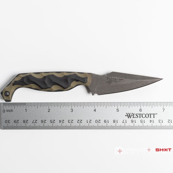 Half Face Blades Gulo Gulo, black and OD green G10, carbon fiber pins, Chaos grip - Image 8