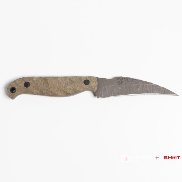 Half Face Blades Gula Gula, OD green micarta - Image 4