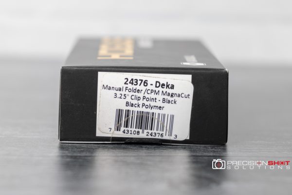 Hogue Knives DEKA Manual Folder 24376, Black, Magnacut - Image 5