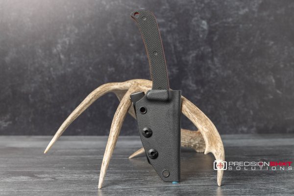 Hogue Knives Extrak fixed blade knife, Hunter Orange Cerakote, Black G10 - Image 12