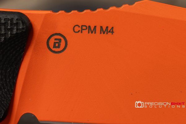 Hogue Knives Extrak fixed blade knife, Hunter Orange Cerakote, Black G10 - Image 15