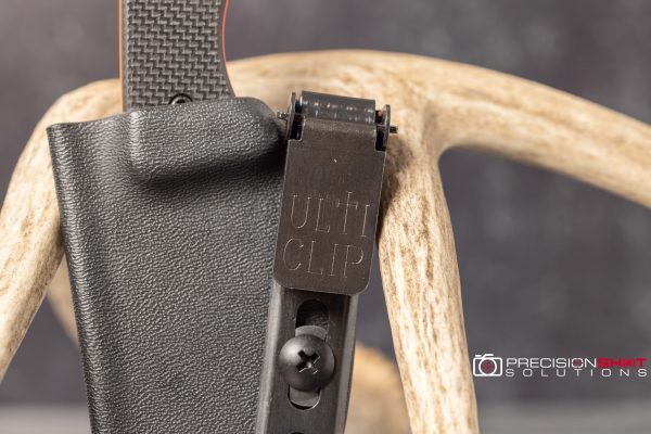 Hogue Knives Extrak fixed blade knife, Hunter Orange Cerakote, Black G10 - Image 18