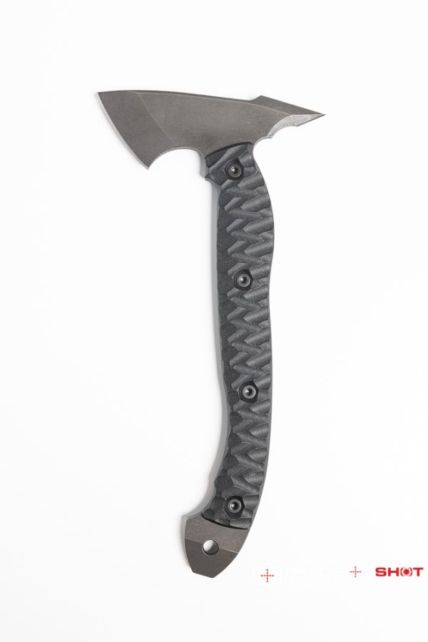 Half Face Blades Bleeding Heart Hawk, Black G10, chaos grip, Allen bolts - Image 5