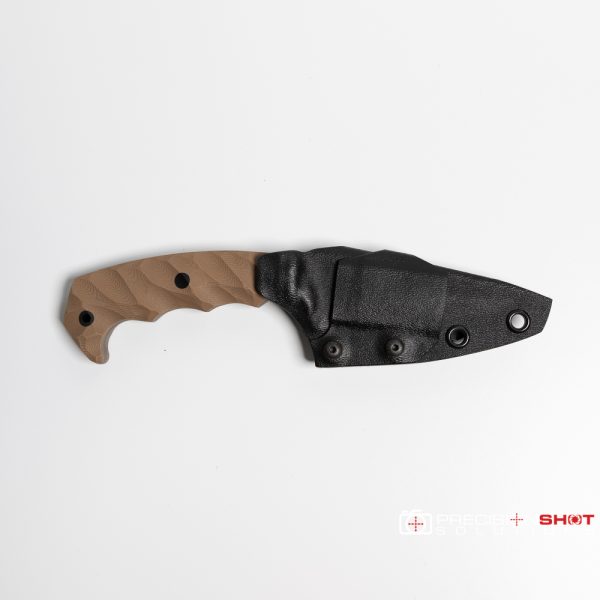 Half Face Blades Humint 3", Coyote G10, Carbon fiber pins - Image 2
