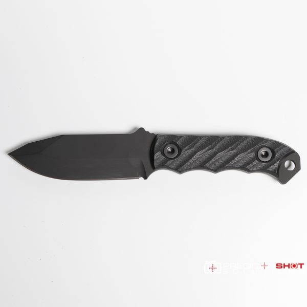 Half Face Blades Disaster Cub, Black G10, Black Cerakote - Image 5