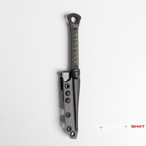 Half Face Blades Cardiac Spike, Black Canvas Micarta - Image 2