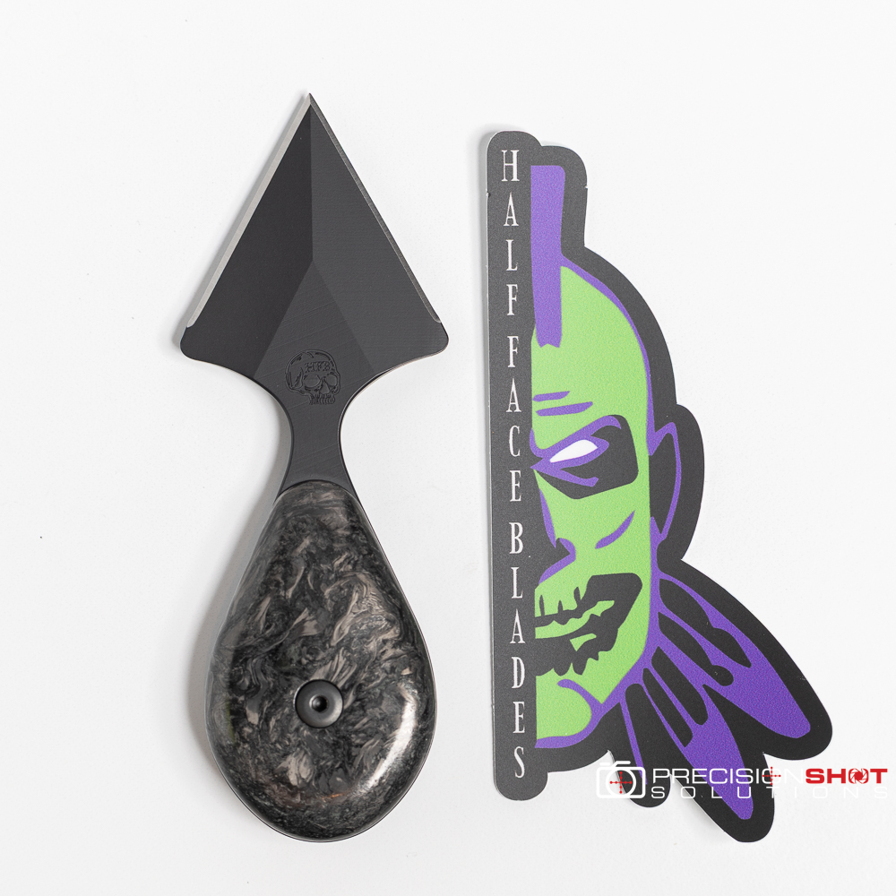 Half Face Blades x Going Dark Gear Broken Arrow, Glow-in-the-dark Carbon Fiber - Image 9