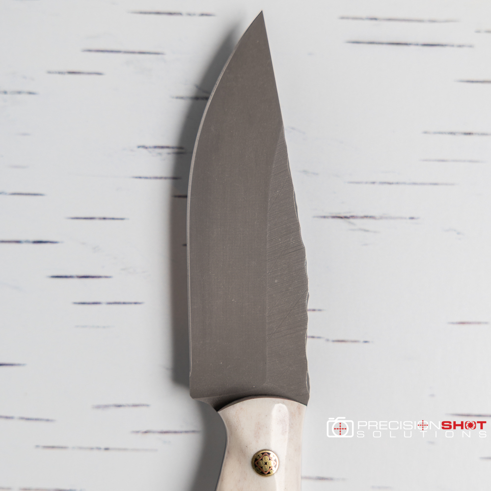 Half Face Blades Crow Scalper, Colorado Elk, Mosaic Pins - Image 6