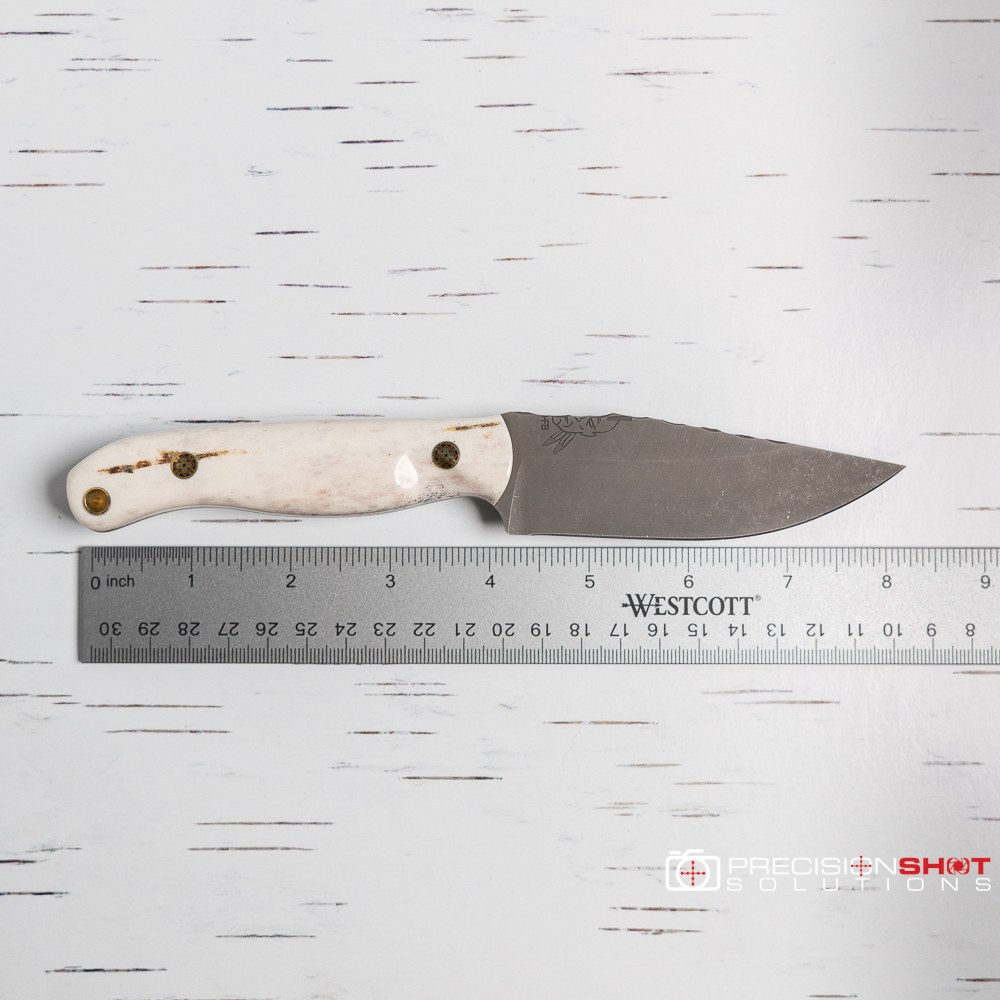 Half Face Blades Crow Scalper, Colorado Elk, Mosaic Pins - Image 8