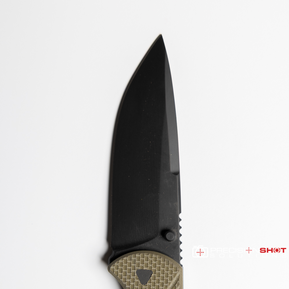 Half Face Blades Cav Folder, OD Green G10 - Image 7