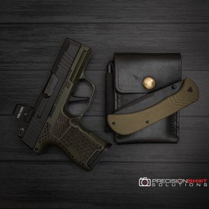 Half Face Blades Cav Folder Green