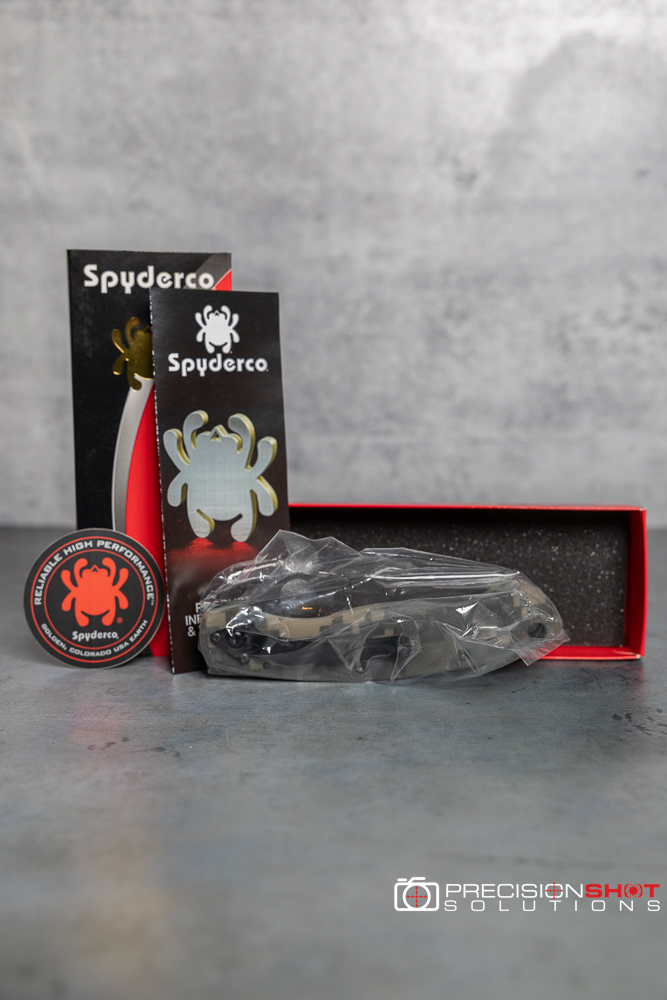 Spyderco Military C36GPCMOBK, Camo G10, Black Plain Edge - Image 5