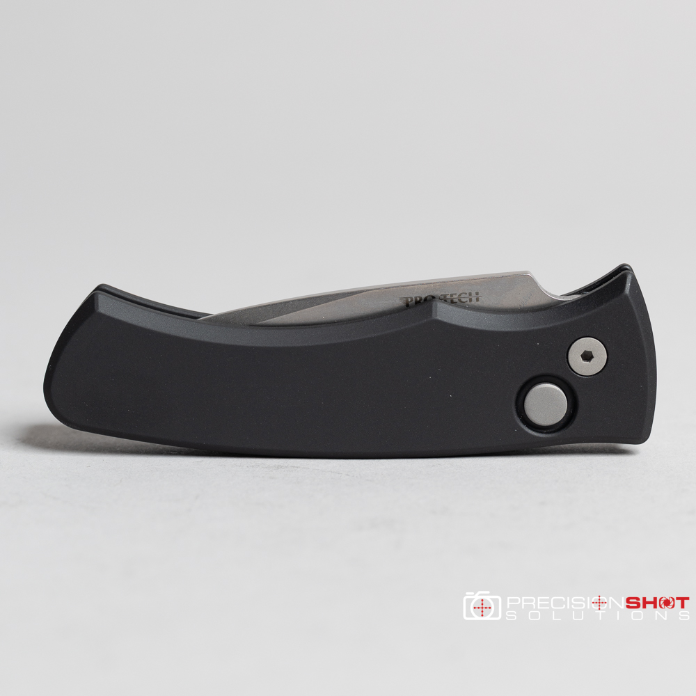 Pro-Tech 2101 Duke 2 , Black Aluminum Handle, Stonewashed Magnacut Blade - Image 4