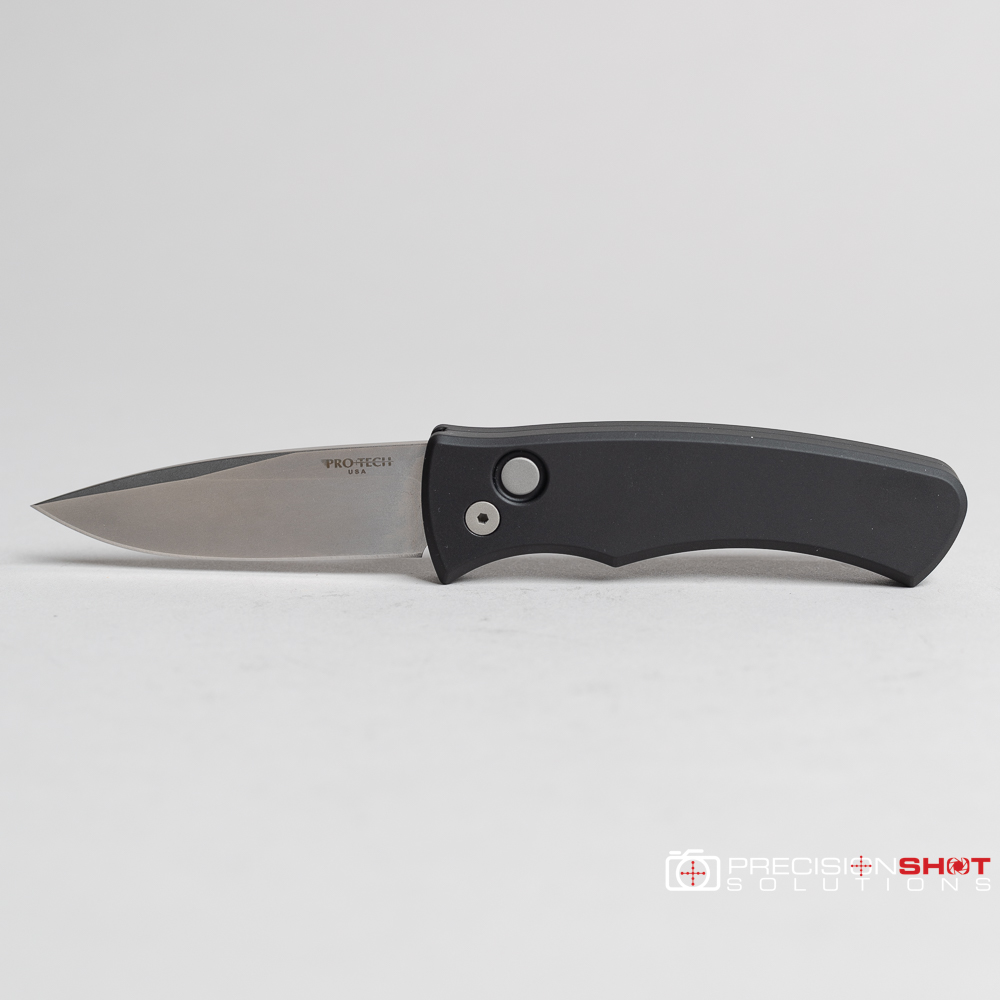 Pro-Tech 2101 Duke 2 , Black Aluminum Handle, Stonewashed Magnacut Blade - Image 6