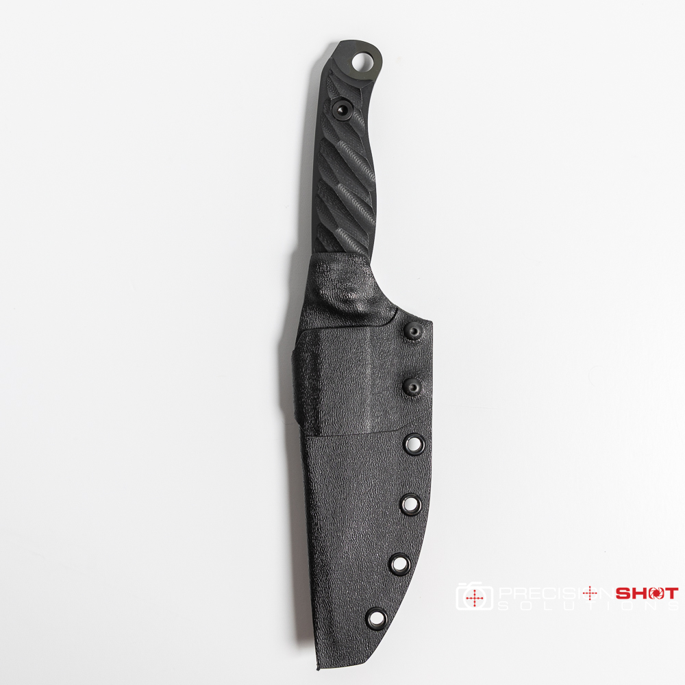 Half Face Blades Crow Scout, Black G10, Black Multicam Cerakote - Image 2