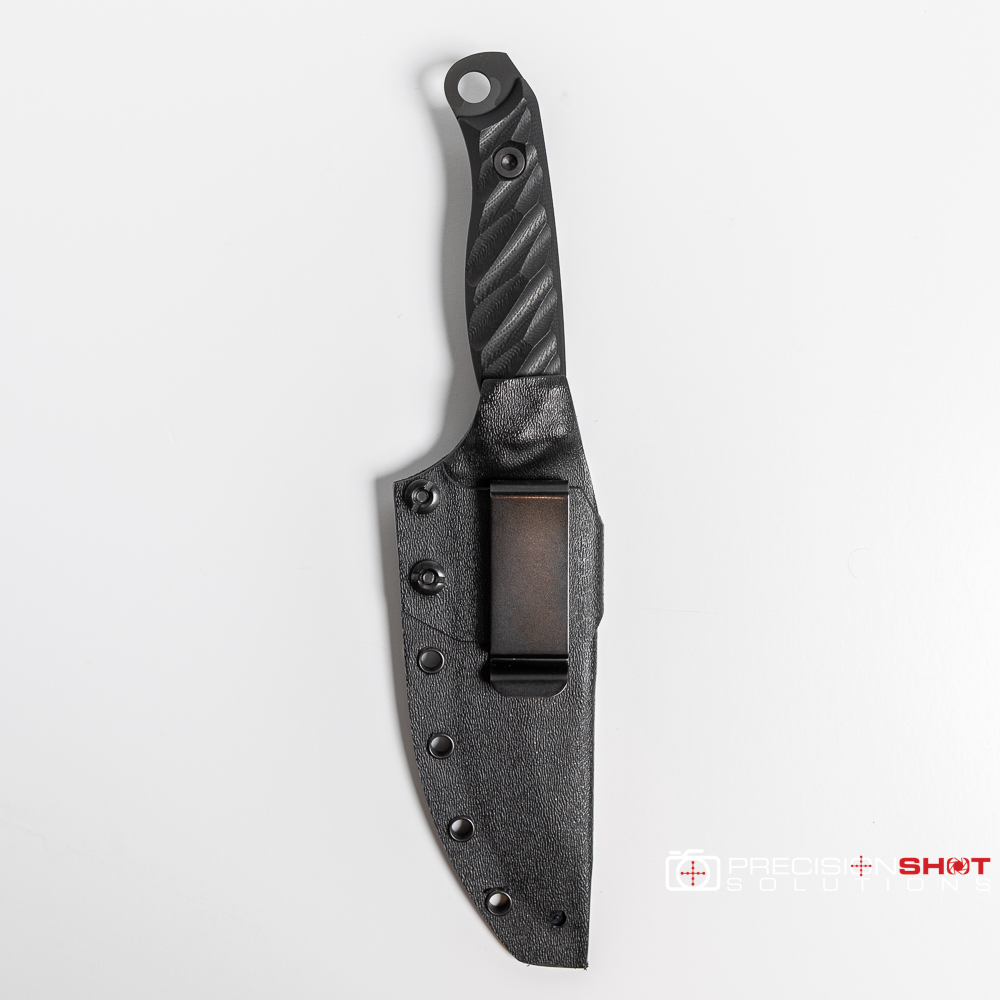 Half Face Blades Crow Scout, Black G10, Black Multicam Cerakote - Image 3