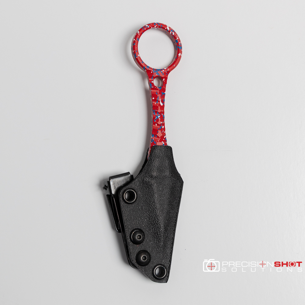 Half Face Blades Let Freedom Ringstrike, Red w/Patriot Splatter Cerakote - Image 3