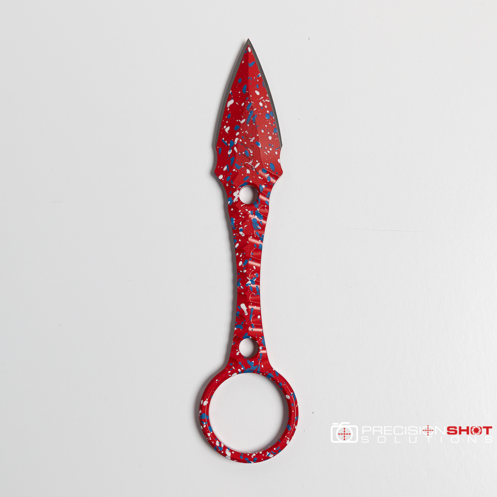 Half Face Blades Let Freedom Ringstrike, Red w/Patriot Splatter Cerakote - Image 4