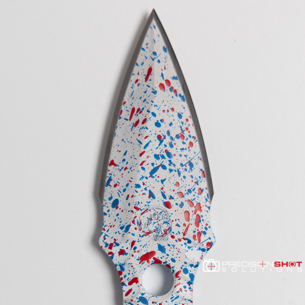 Half Face Blades Let Freedom Ringstrike, White w/ Patriot Splatter - Image 6