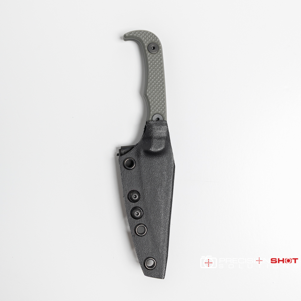 Half Face Blades Slender Man- Grey G10/Black Cerakote - Image 4