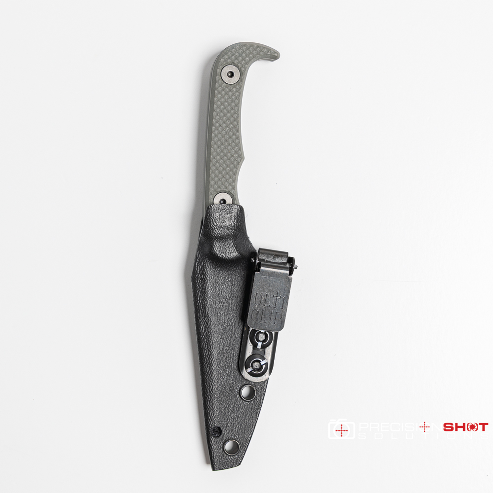 Half Face Blades Slender Man- Grey G10, Grey Cerakote - Image 3
