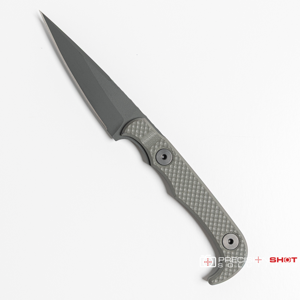 Half Face Blades Slender Man- Grey G10, Grey Cerakote - Image 6