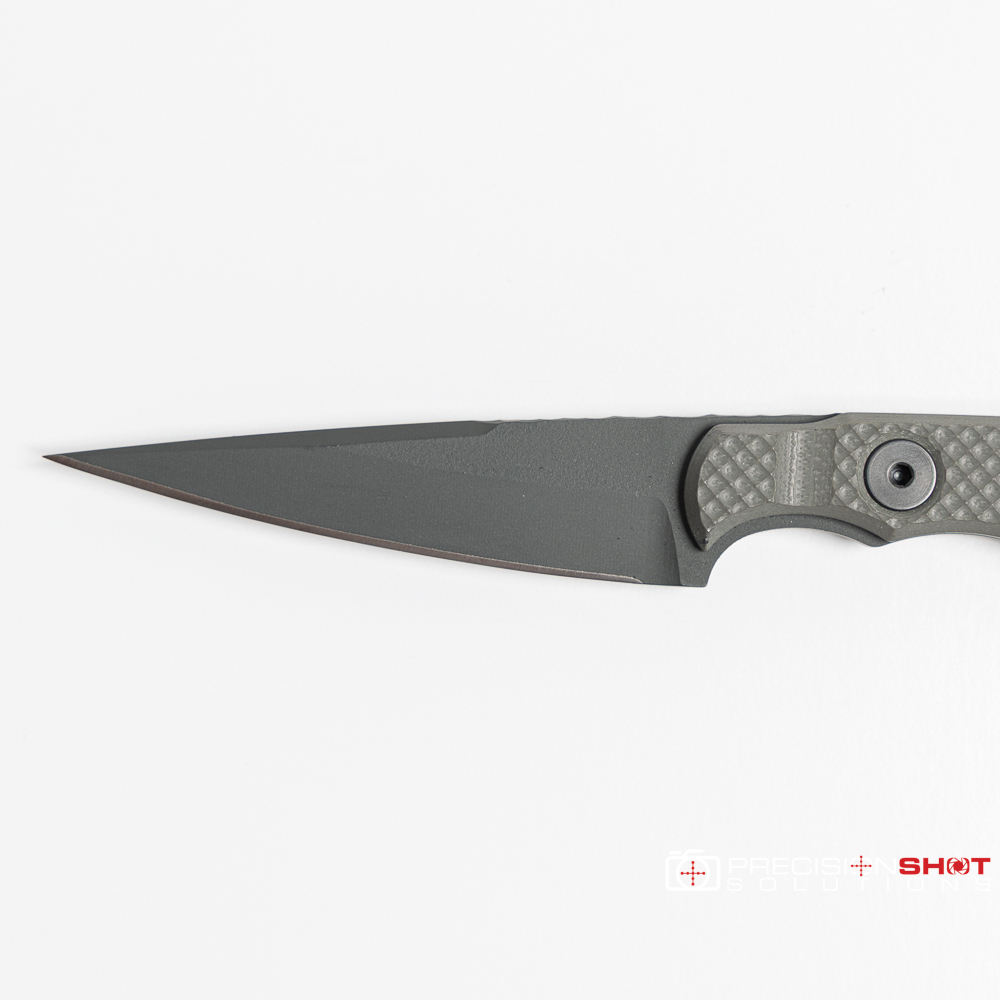 Half Face Blades Slender Man- Grey G10, Grey Cerakote - Image 9