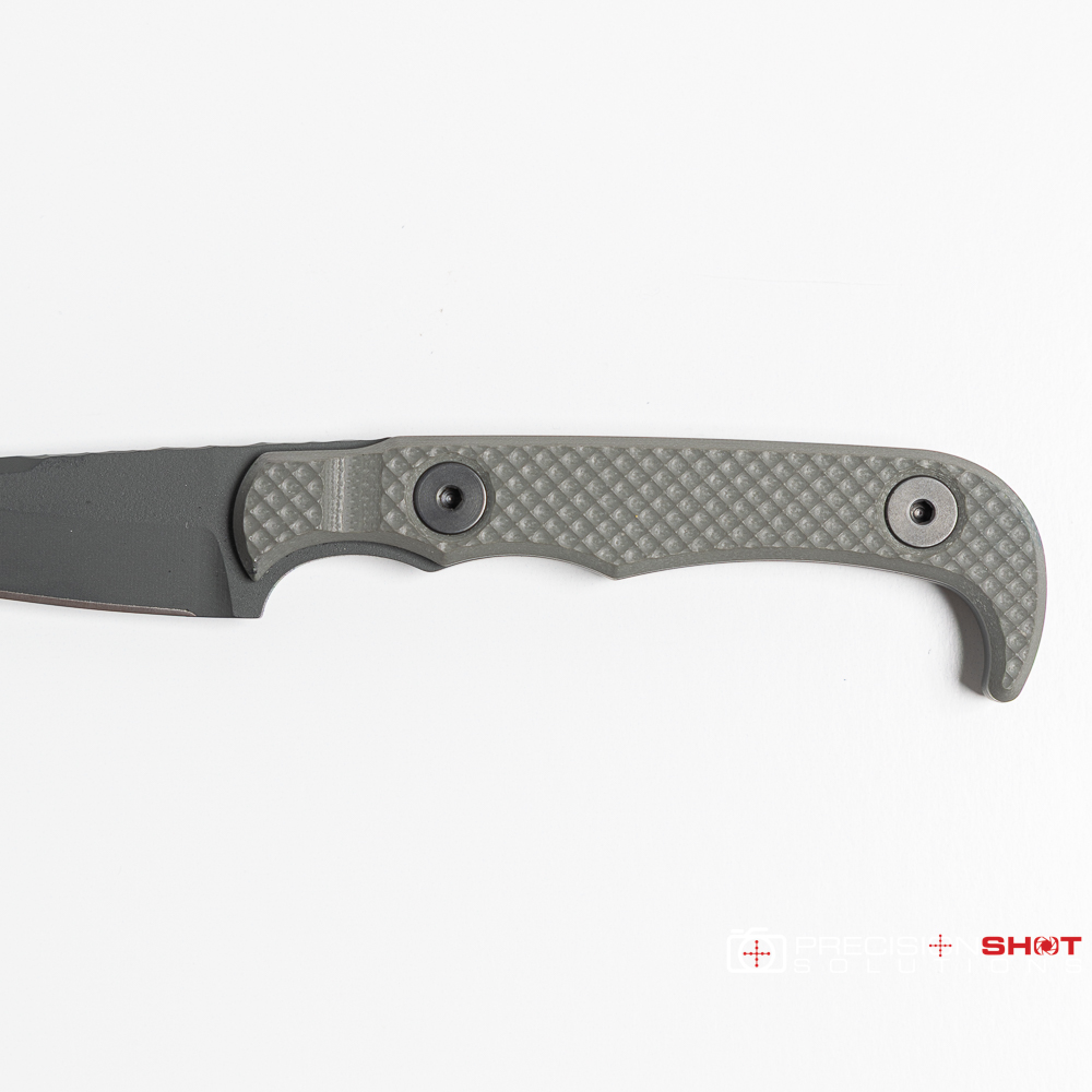 Half Face Blades Slender Man- Grey G10, Grey Cerakote - Image 10