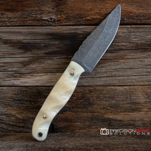 Half Face Blades Crow Jr Camel bone