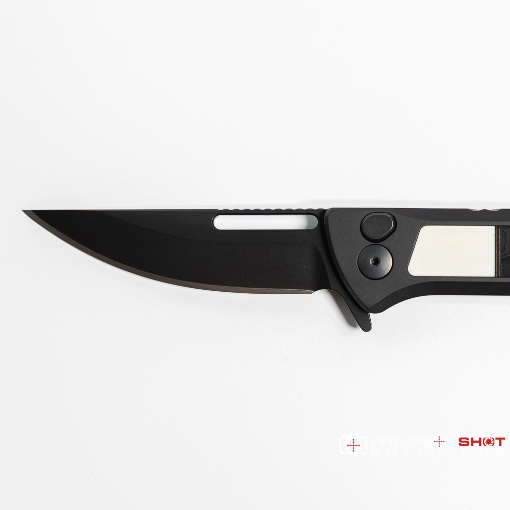 Half Face Blades Kwaiken Folder- Camel Bone with Rafir Nobil Wasp Uranium Glow split - Image 11