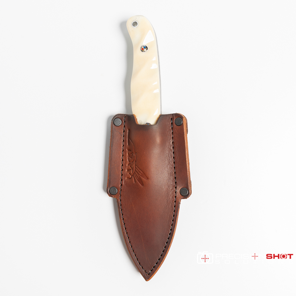 Half Face Blades Crow Jr- Camel bone, patriot pins - Image 3