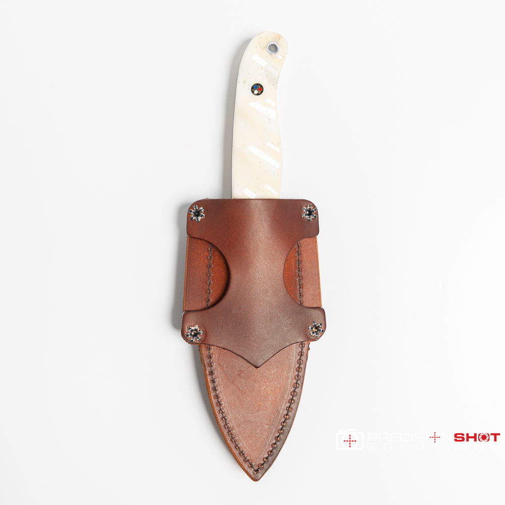 Half Face Blades Crow Jr- Camel bone, patriot pins - Image 4