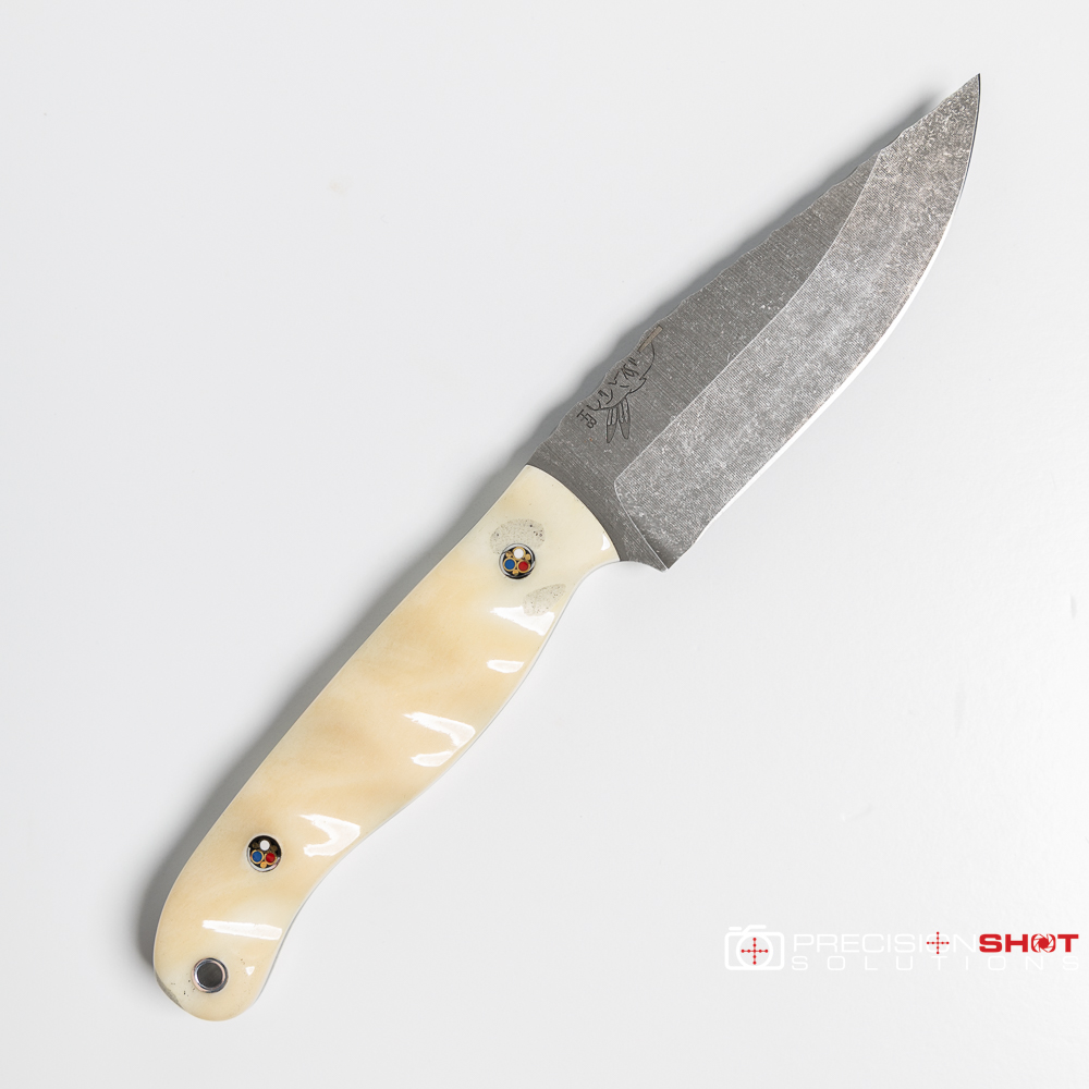 Half Face Blades Crow Jr- Camel bone, patriot pins - Image 5
