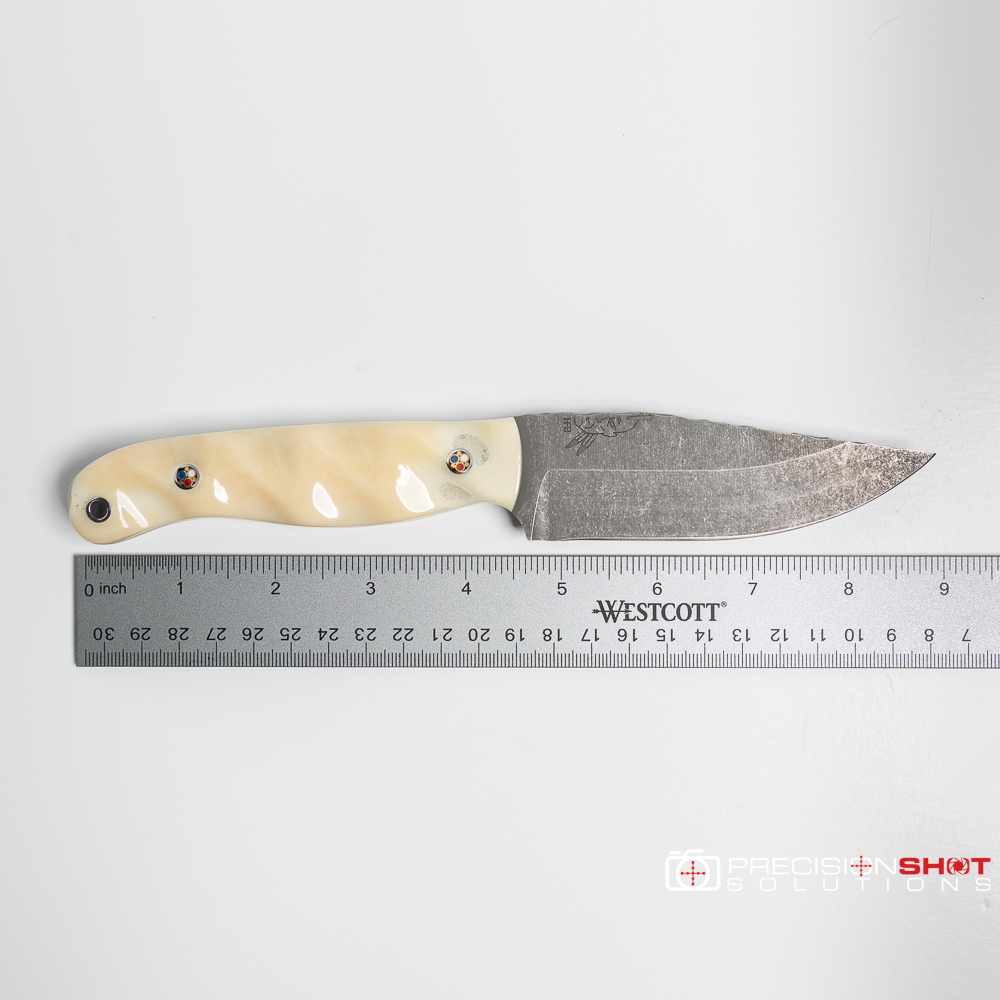 Half Face Blades Crow Jr- Camel bone, patriot pins - Image 11